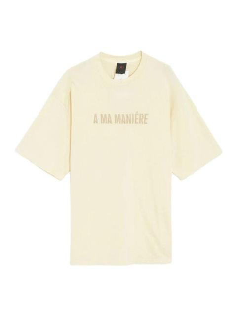 Air Jordan x A Ma Maniere S/S T-Shirt (Asia Sizing) 'Coconut Milk' DV7469-104