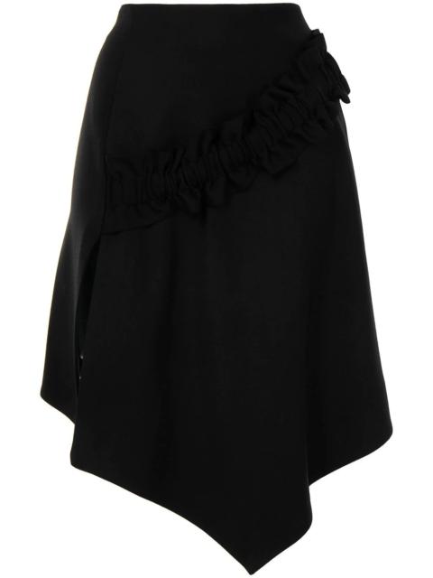 Off-White gathered detail asymmetric skirt