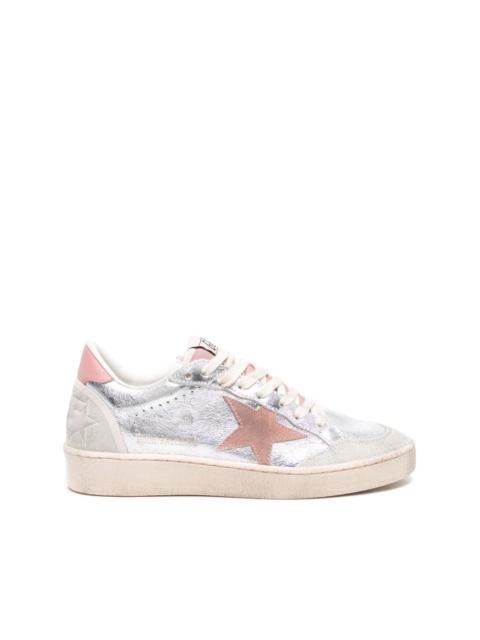 Golden Goose Ballstar metallic leather sneakers