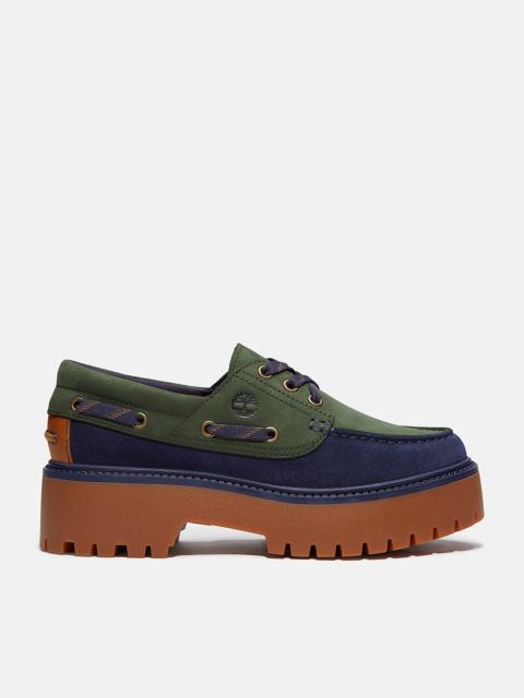 Timberland Women's Stone Street Platform Boat Shoe