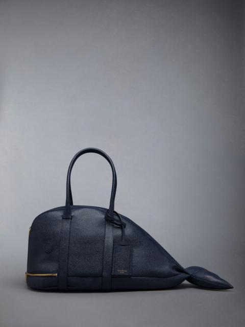 Thom Browne Pebble Grain Leather Whale Bag
