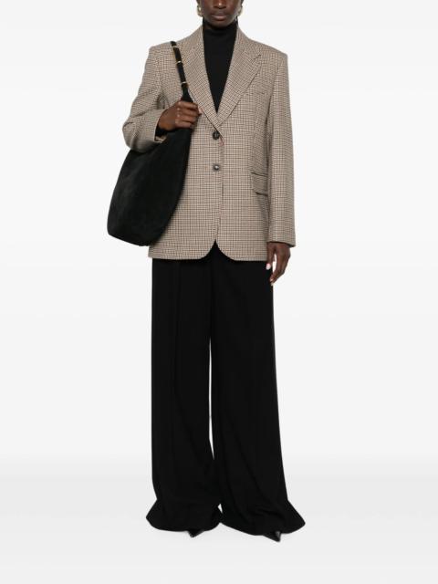 Max Mara Studio Max Mara Studio Houndstooth Single-breasted Blazer
