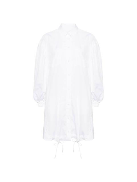 Simone Rocha button placket trapeze shirt dress
