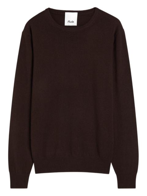 Allude crew-neck sweater