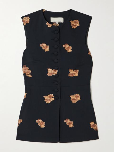 LIBEROWE Vania Fil Coupé Wool-blend Vest