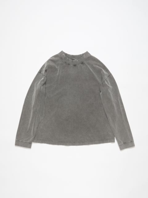 Acne Studios Crew neck sweater - Relaxed unisex fit - Faded black