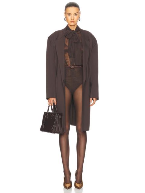 NORMA KAMALI Oversized Double Breasted Jacket