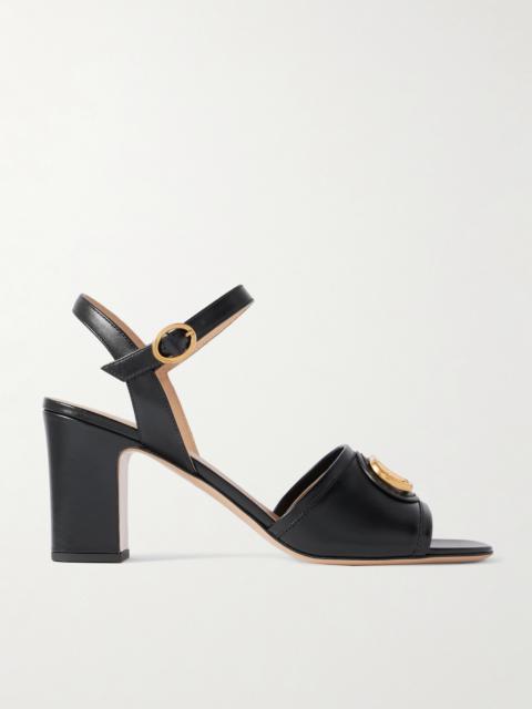 Valentino Vlogo 75 Embellished Leather Sandals