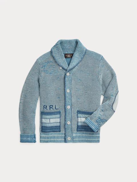 RRL by Ralph Lauren Flag Patchwork Cotton-Blend Cardigan