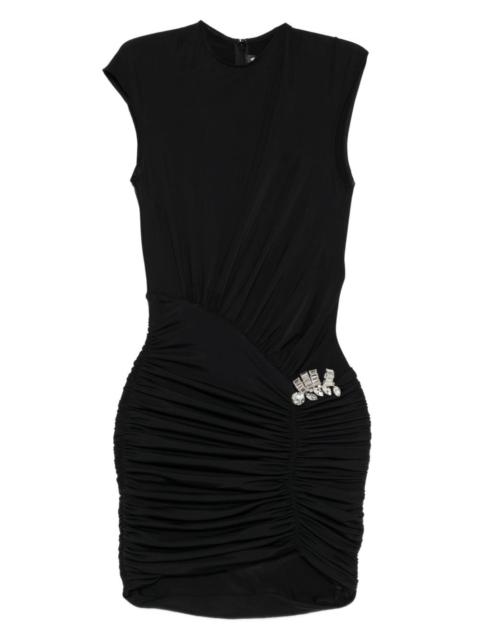 David Koma embellished ruched dress