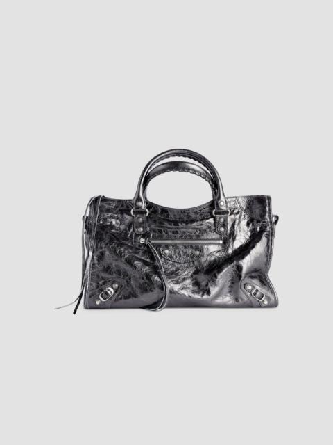 BALENCIAGA Women's Le City Bag Medium Tote Bag - Steel Grey