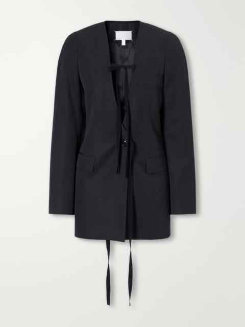 Maison Margiela Tie-detailed Wool Blazer