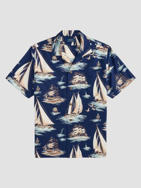 Polo Ralph Lauren Men's Sailboat Oxford Short-Sleeve Shirt - Vintage Schooners