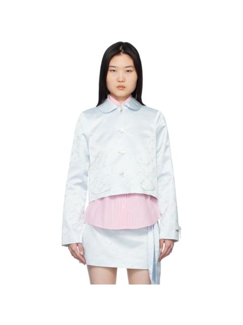 【関税込み】Sandy Liang レッド Helsa ジャケット SANDY LIANG Red Helsa Jacket | REVERSIBLE