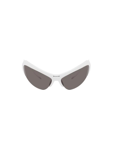 BALENCIAGA White Wire Sunglasses