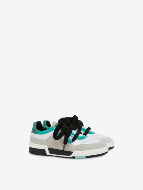 Moschino STREETBALL SNEAKERS WITH MAXI LACES