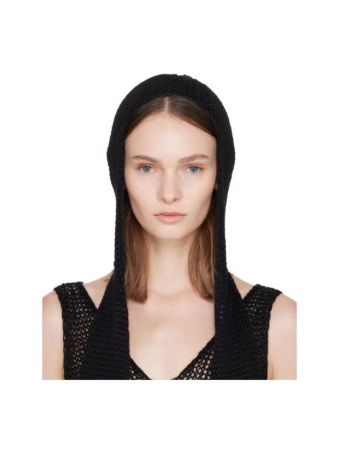 ISSEY MIYAKE Black Panini Balaclava