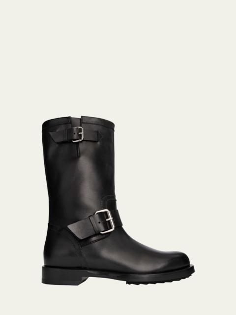 Pierre Hardy Wild Leather Moto Boots