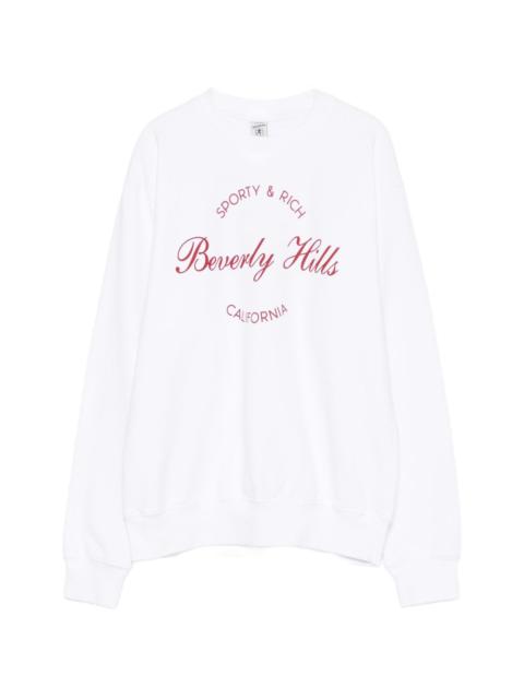 Sporty & Rich printed sweatshirt