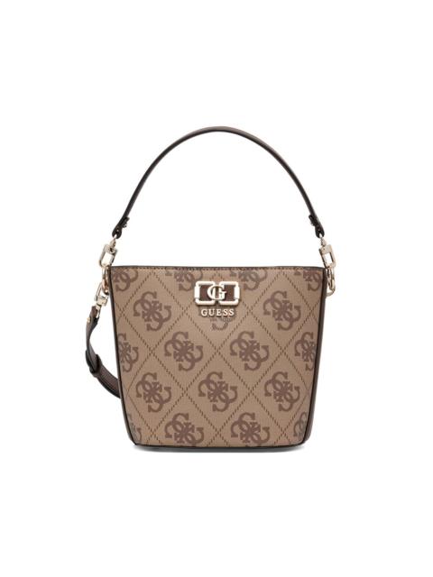 GUESS USA mini Karnilla monogram bucket bag