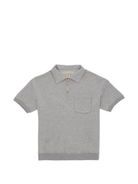 FORTELA Yalepm zip short-sleeve polo shirt