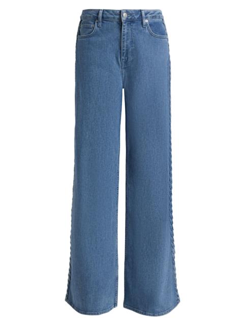 SIMKHAI Women's Booker Braided Relaxed-Fit Jeans - Bondi