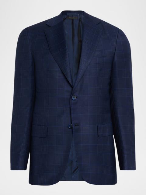 Brioni Men's Wool Plaid Single-Breasted Sport Coat