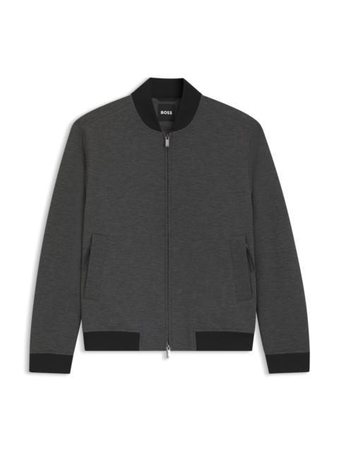 BOSS SLIM-FIT JACKET IN WRINKLE-RESISTANT FABRIC