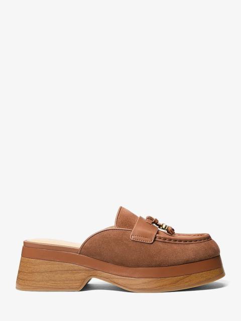 MICHAEL KORS Zoe Suede Mule