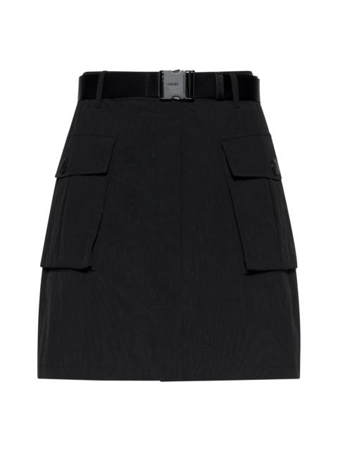 L'AGENCE Norene Nylon Mini Skirt