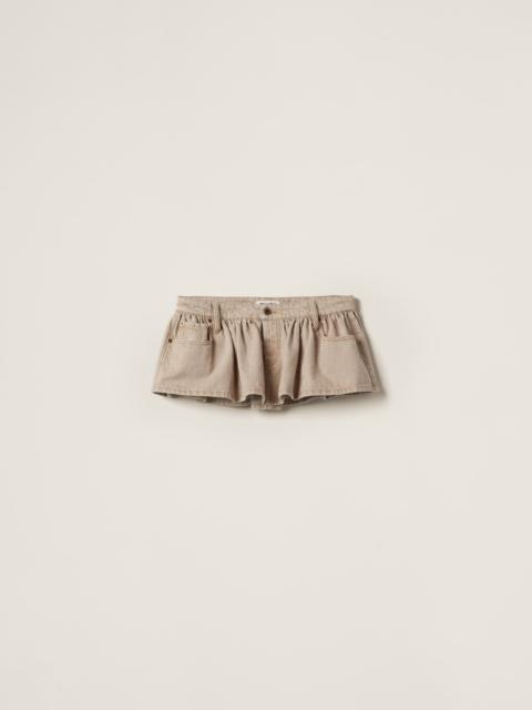 Miu Miu Denim miniskirt