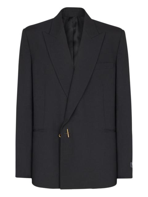 Balmain notched-lapel wool blazer
