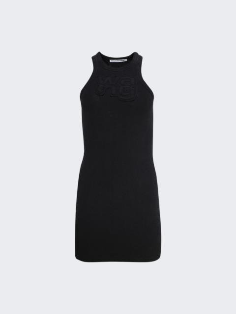 alexanderwang.t Distressed Mini Dress Black