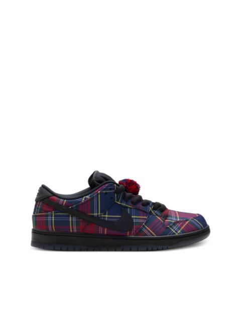 SB Dunk Low tartan pompom low-top sneakers