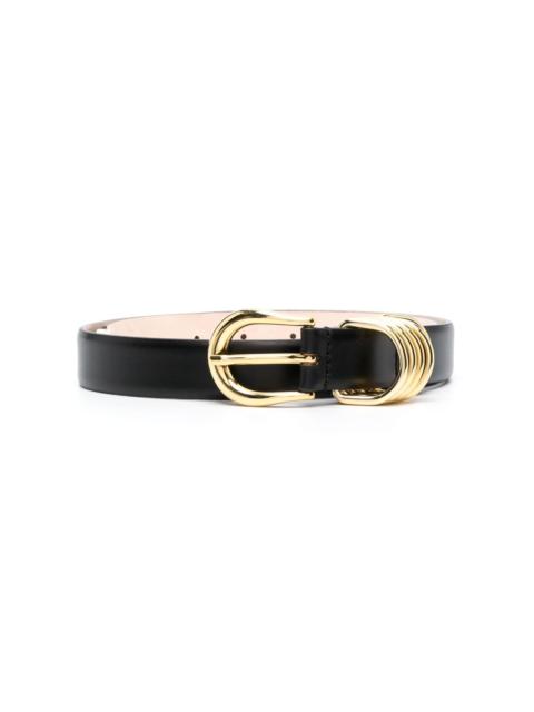 DÉHANCHE Hollyhock leather belt