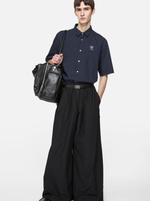 Acne Studios Stripe button-up shirt - Navy/white