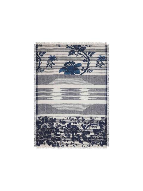 Pierre-Louis Mascia Aloeuw geometric floral silk scarf