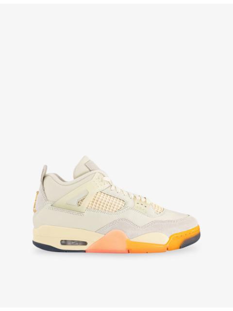 Jordan Air Jordan 4 Retro Leather and Mesh Trainers
