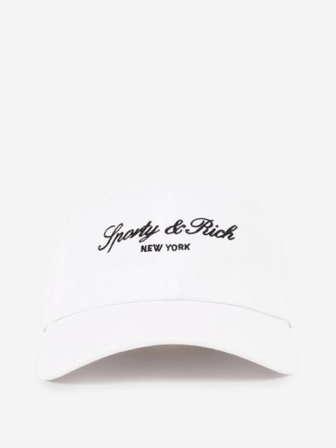 Sporty & Rich SYRACUSE COTTON CAP