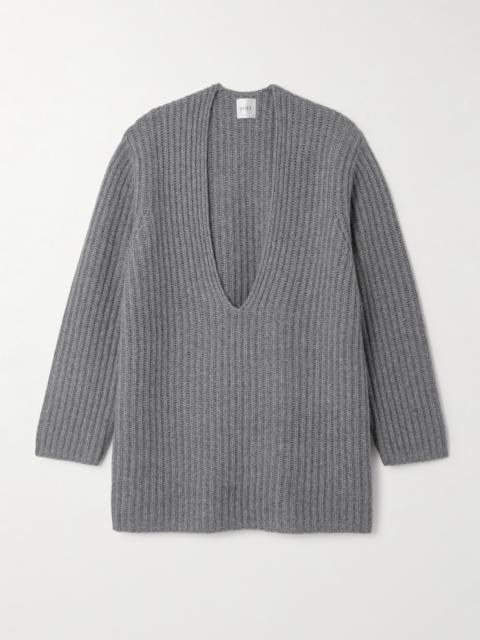 LESET Emma Ribbed-knit Sweater