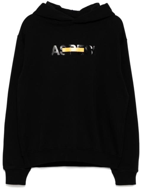 Aspesi logo-printed hoodie