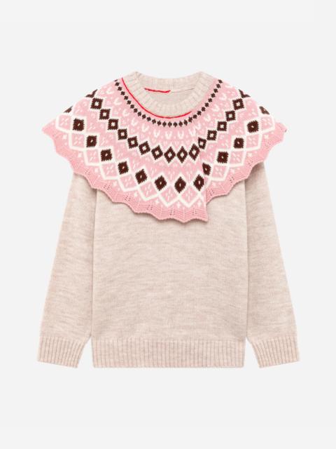 MSGM Sweater with cape collar