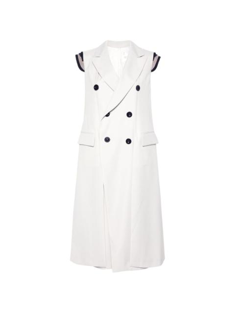 ベスト・ジレ Sacai Suiting Long Vest sacai Suiting Long Vest | REVERSIBLE