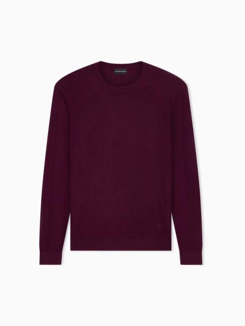 EMPORIO ARMANI SILK AND CASHMERE SWEATER