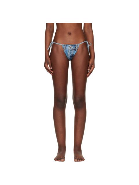 Diesel Blue Jodie-Dnm Bikini Bottom