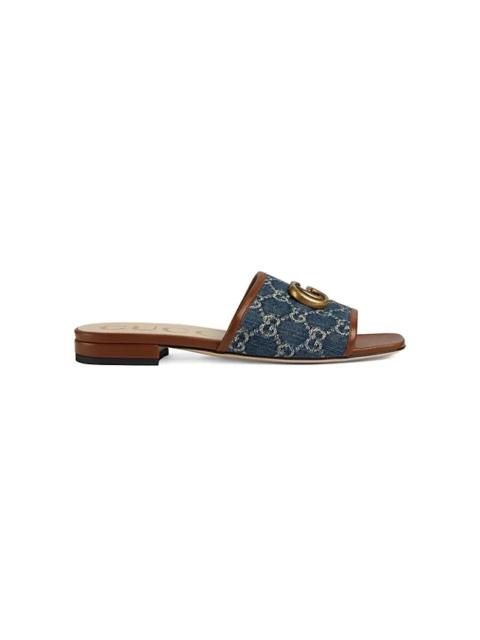 GUCCI Double G open toe sandals