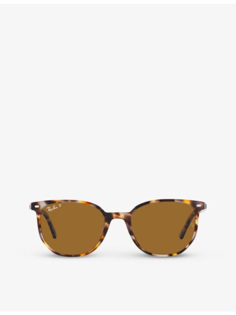 Ray-Ban Elliot geometric-frame acetate sunglasses