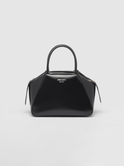 Small brushed leather Prada Supernova handbag
