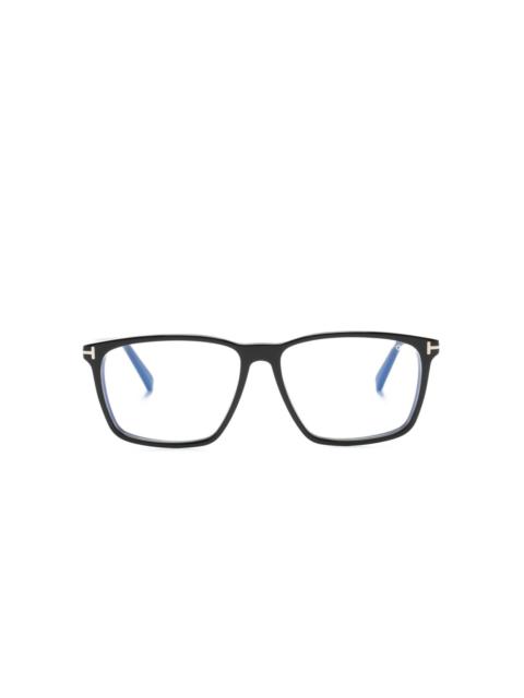 square-frame glasses