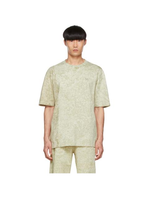 FENG CHEN WANG Beige Cotton T-Shirt